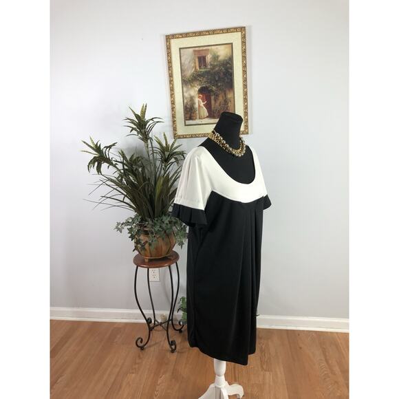 Dressbarn Women's Dress Size M Colorblock Whimsicore Fairy Grunge Y2K - Picture 2 of 11